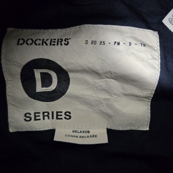 $350 Dockers® x Transnomadica Squall Coat Mens XS Relaxed Fit Navy Blue - Picture 9 of 10